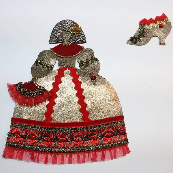 Cuadro "Menina vestida de rojo" - Imagen 2